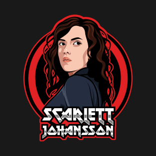 Scarlett Johansson Portrait T-Shirt