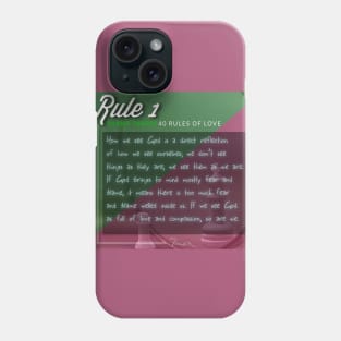 40 RULES OF LOVE - 1 Phone Case