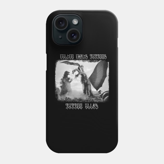 Calico Kaiju tee Phone Case by Calico Chris Tattoo