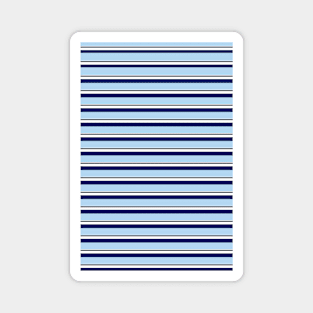 Classic Blue Stripes Magnet