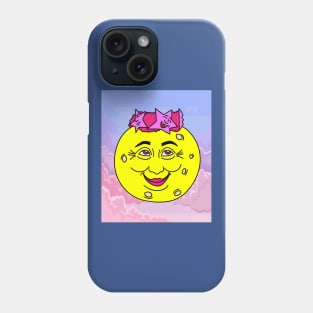 Luminous Moon Half Moon Face Phone Case