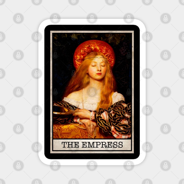 The Empress Tarot Magnet by Gwraggedann