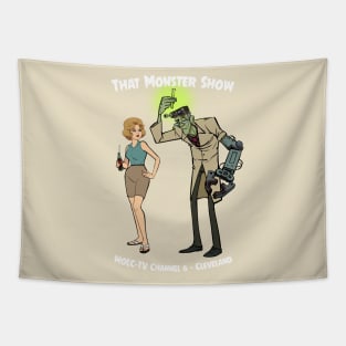 That Monster Show: Dr. Roger Rolfenstein & Barbara Sue Albee Tapestry