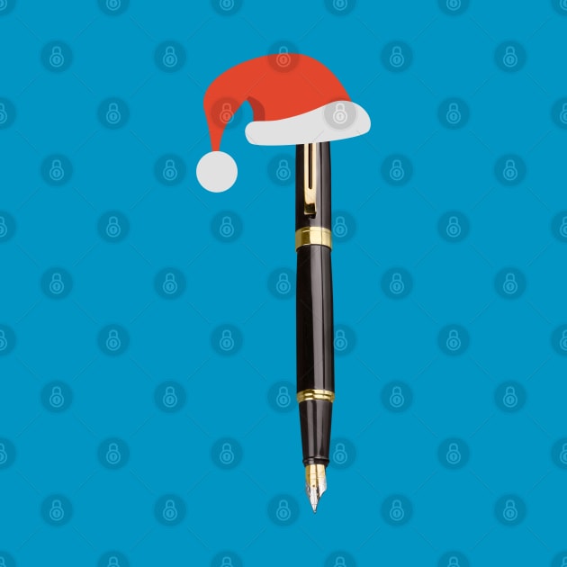 Pen wearing Santa cap! | Merry Christmas | Santa Claus by Cosmic Story Designer