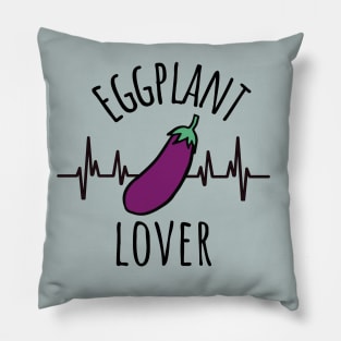 Eggplant Lover Eggplant In A Heartbeat Pillow