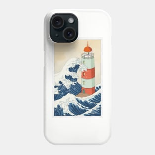 Big Wave vs. tower Phone Case