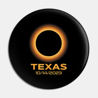 Annular Solar Eclipse October 2023 Texas Astronomy Pin