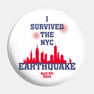 i survived the nyc earthquake Pin