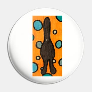 Groovy Cat Butt #4 Pin