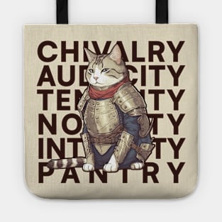 The Chivalrous Knight Cat Tote