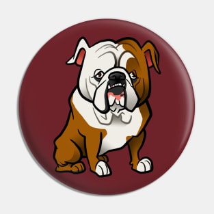 English Bulldog Pin