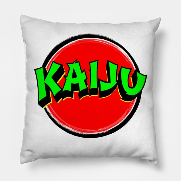 Kaiju Pillow by Retro-Matic