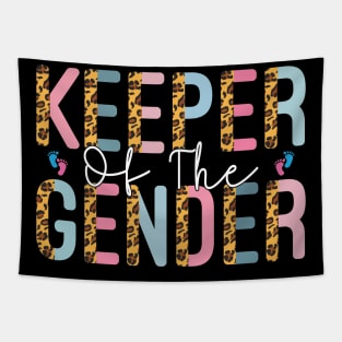 Keeper Of The Gender Funny Gender Reveal Party Tapestry