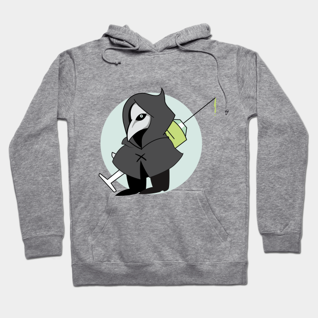 Scp 049 Syringe Plague Doctor Injection Cute Monster Scp 049 Hoodie Teepublic