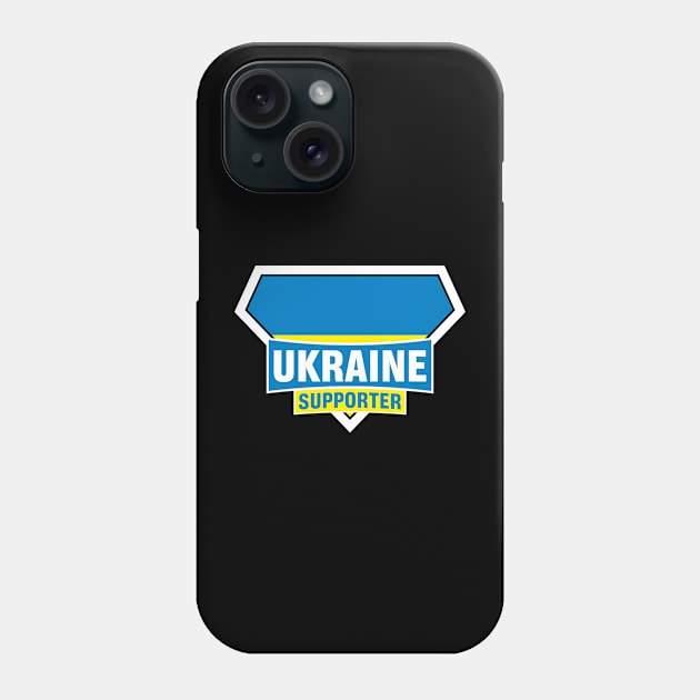 Ukraine Super Flag Supporter Phone Case by ASUPERSTORE