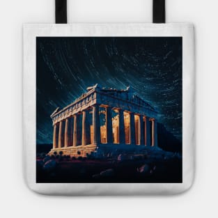 Ancient greek temple Tote
