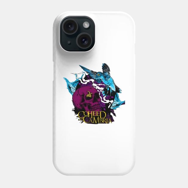 Skull Blue Bird Phone Case by The Driving Vision Podcast