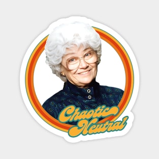 Sophia Petrillo ∆ Chaotic Neutral ∆ Golden Girls Magnet