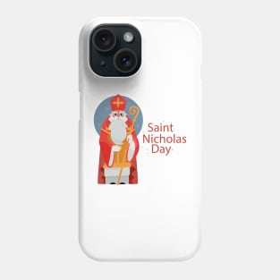 Merry Christmas from old Saint Nick Phone Case