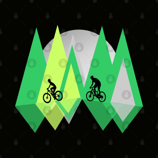 Mountain Bike Heartbeat Divertido MTB Dirt Bike by vintagejoa