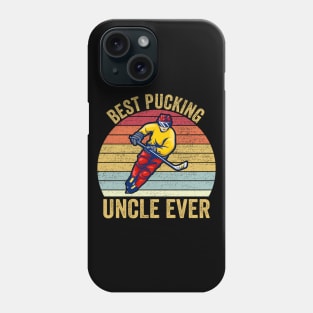 Best Pucking Uncle Ever Hockey Sports Lover Phone Case