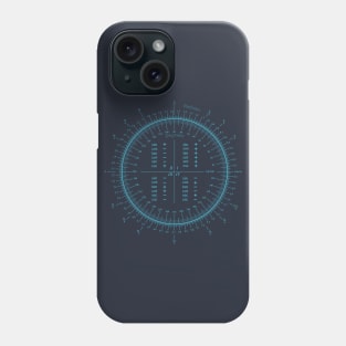 Degrees to Radians Conversion Chart - The Beauty of Mathematics Phone Case