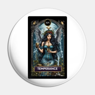 Temperance Card from The Mermaid Tarot Deck Pin