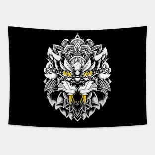 Ornate Tiger Tapestry