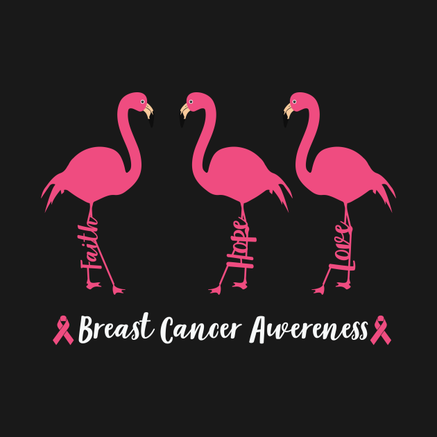 free breast cancer flamingo clipart