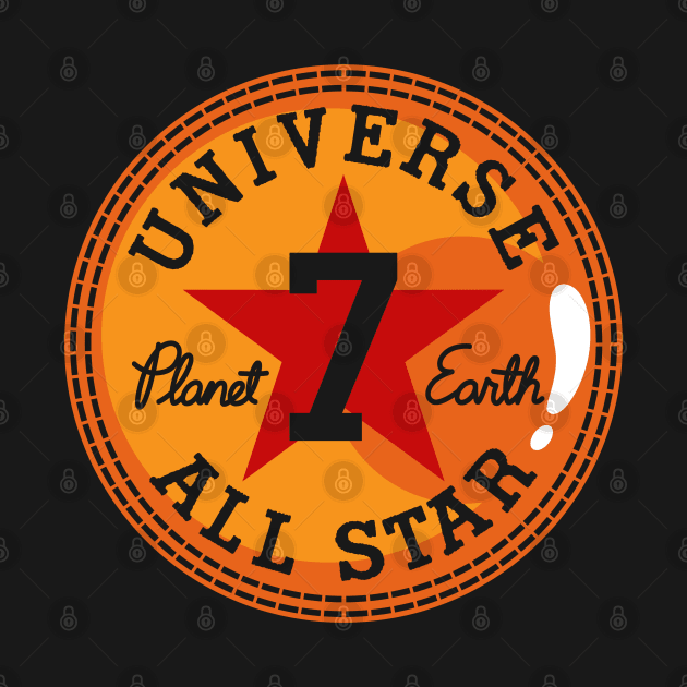 Universe 7 All Star Earth Tournament Of Power Anime Manga Logo Parody by BoggsNicolas