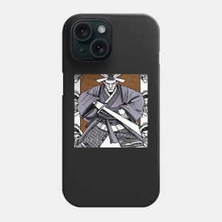 Ukiyo-e Japan Style Samurai in Battle Phone Case