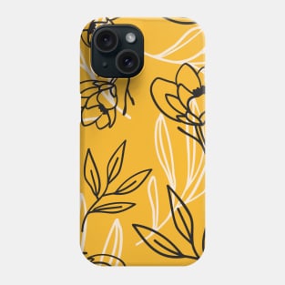 Drawing Flowers Pattern Phone Case