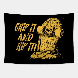 Grip it and Rip it! - Yellow Tapestry