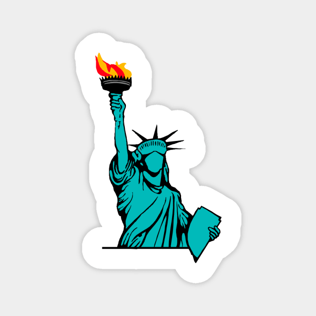 Statue Of Liberty Magnet by RMSphoto