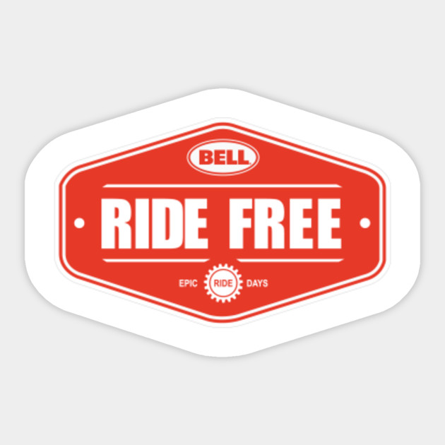 Vintage Bell Ride Helmet Sticker Teepublic