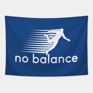 No Balance white logo Tapestry