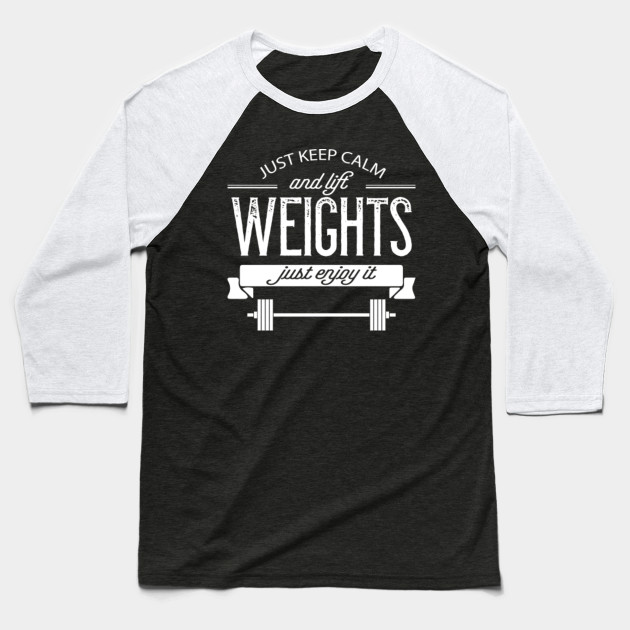 Men Women Just Keep Calm And Lift Weights Funny Weightlifting Gift