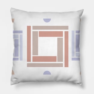 Geometric pastel colors pattern Pillow