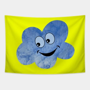 Cute Happy Smiling Cloud Tapestry