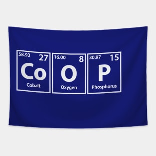 Coop (Co-O-P) Periodic Elements Spelling Tapestry