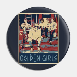 Golden Girls Poster Pin