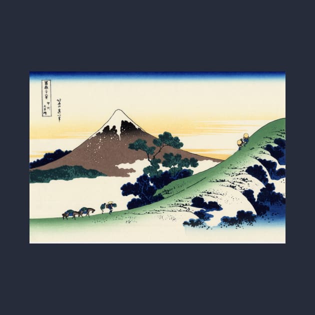 Mt. Fuji, Vintage Woodblock Print by PixDezines