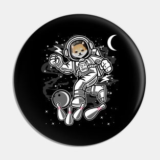 Astronaut Bowling Dogelon Mars ELON Coin To The Moon Crypto Token Cryptocurrency Blockchain Wallet Birthday Gift For Men Women Kids Pin