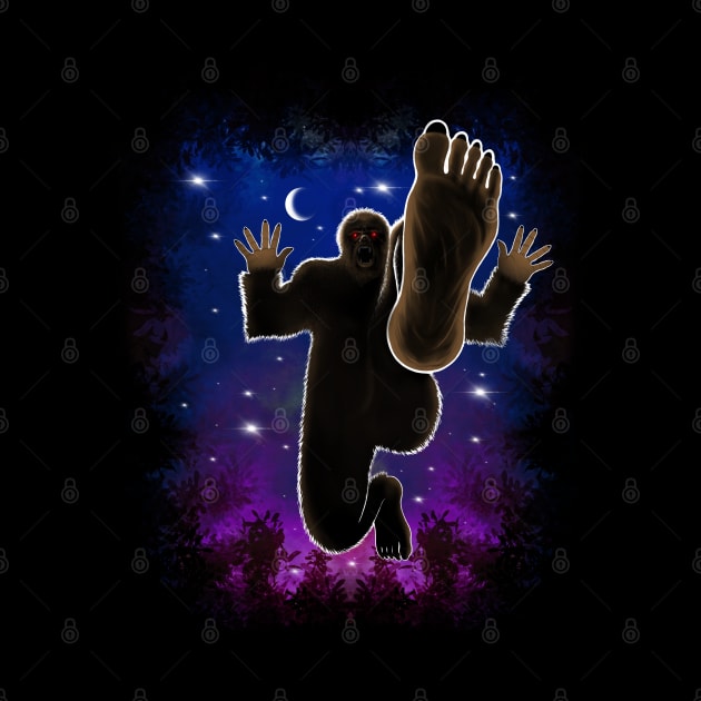 Big foot Halloween by Artardishop