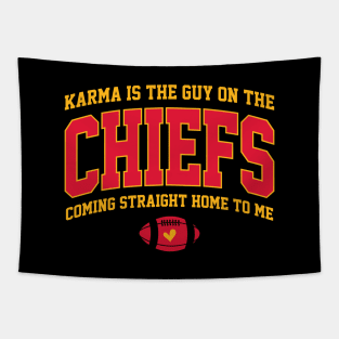 Karma is the Guy on the Chiefs Ver.2 Tapestry