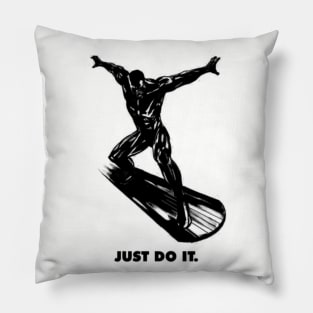 Just Do It Surfer Pillow