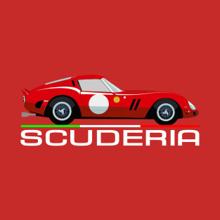 SCUDERIA GTO vintage gt racing Italian car T-Shirt