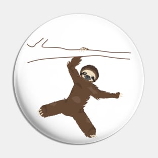 Hanging sloth Pin