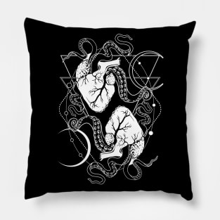 Monster tentacle hearts Pillow