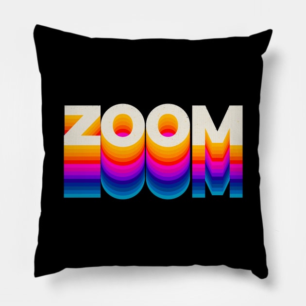 4 Letter Words - Zoom Pillow by DanielLiamGill